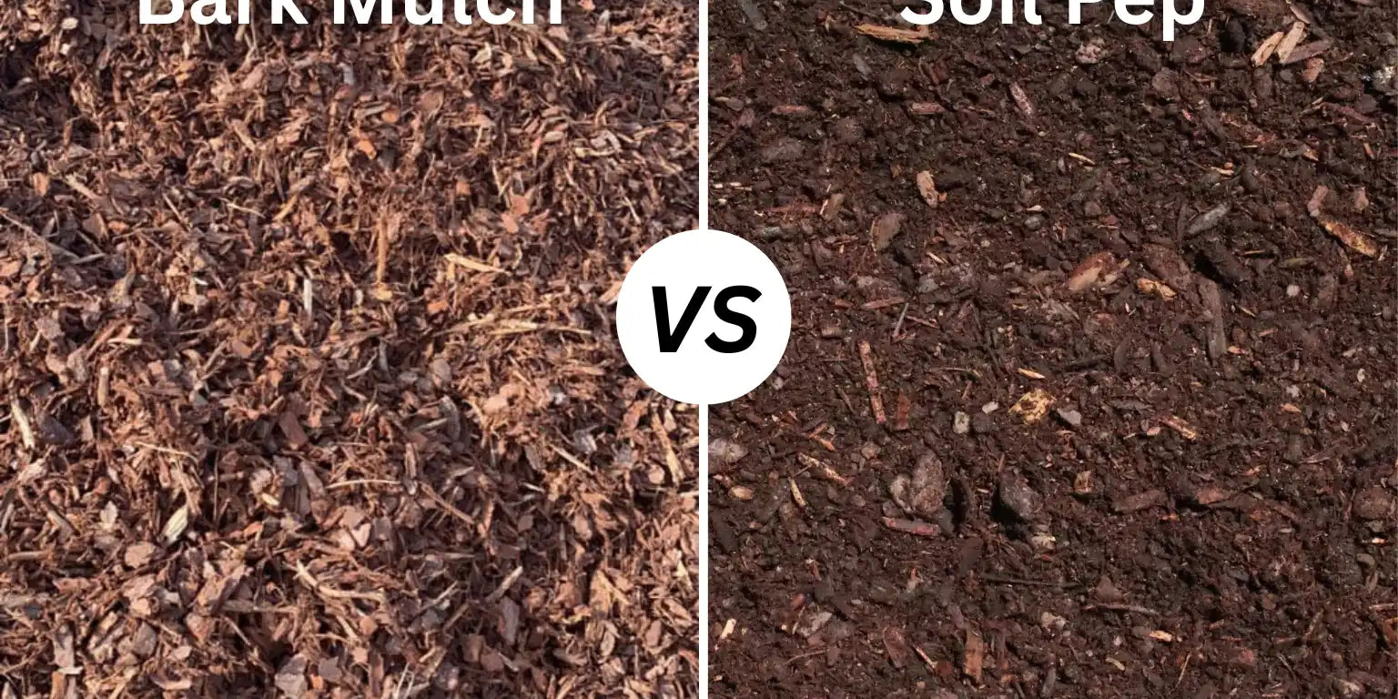 Soil Pep vs. Bark Mulch