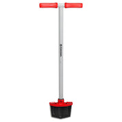 Corona EdgeMASTER lawn edger with red ComfortGEL T-handle and stand-up edging head.