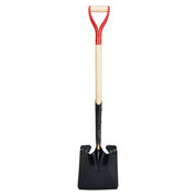 Corona Boron square point shovel three-quarter view showing socket and step.