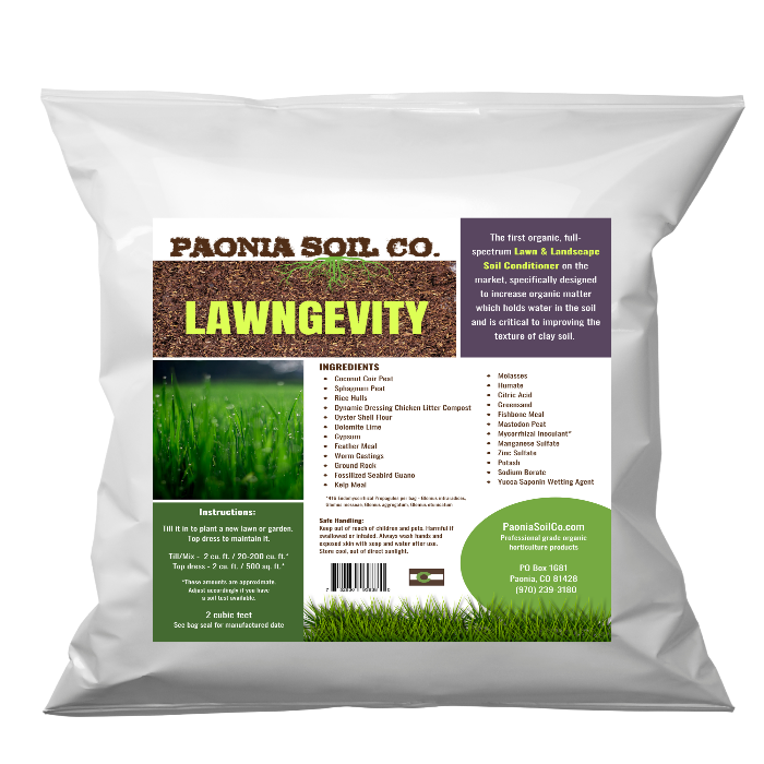 Lawngevity Soil Conditioner.