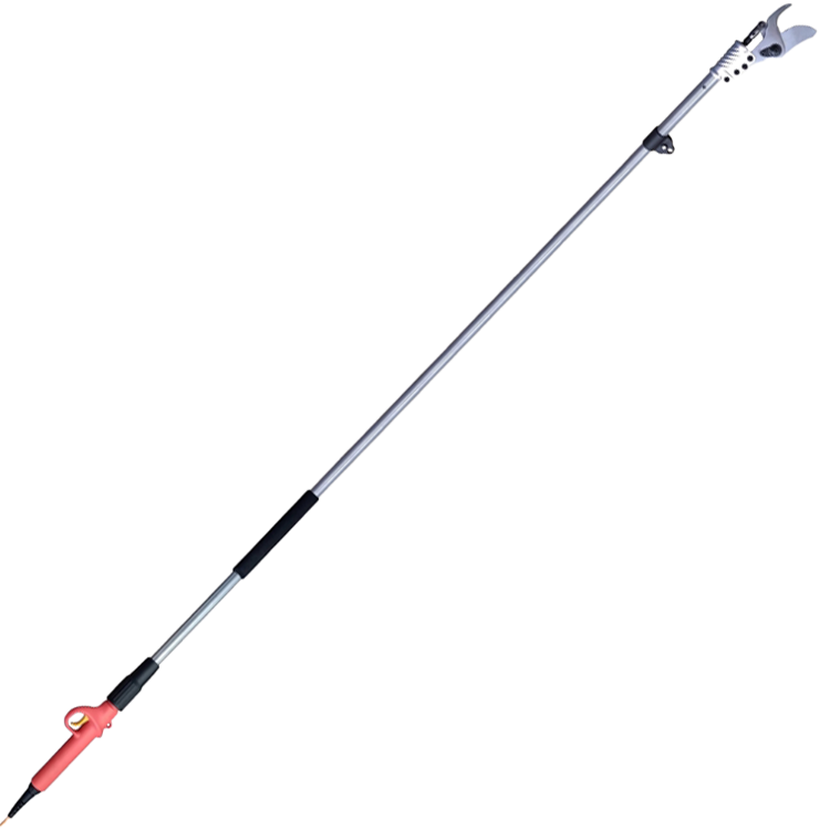 99.5-inch Long Reach Pole ePruner for easy high-reach pruning.

