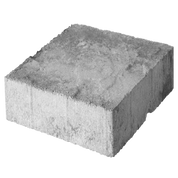 Antiqued concrete paving stone, 12x12 inch square, for patios or walkways.
