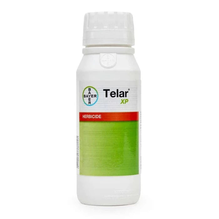 Telar XP Herbicide from Bayer: Effective weed control for healthy lawns.
