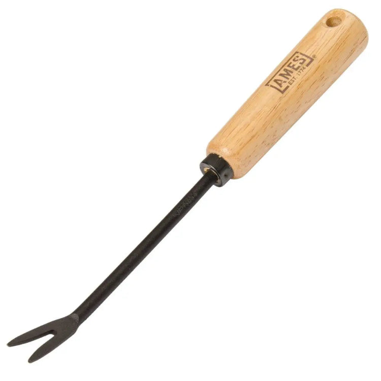 AMES Weeder Chrome Plated V Blade — landscaping hand tool.