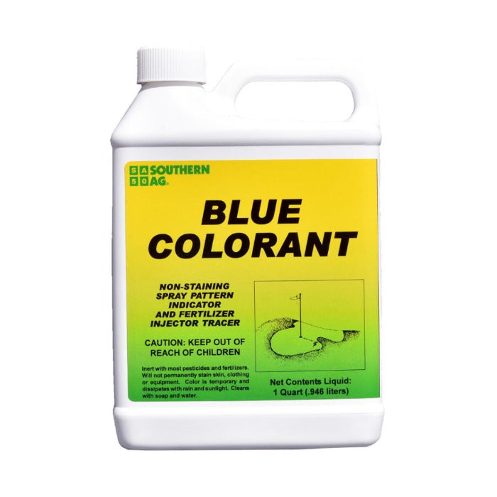 Southern Ag Blue Colorant: 1-quart non-staining spray pattern indicator & fertilizer injector tracer.
