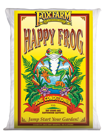 FoxFarm Happy Frog Soil Conditioner, 1.5 cu ft bag: Jumpstarts gardens with bat guano & earthworm castings.
