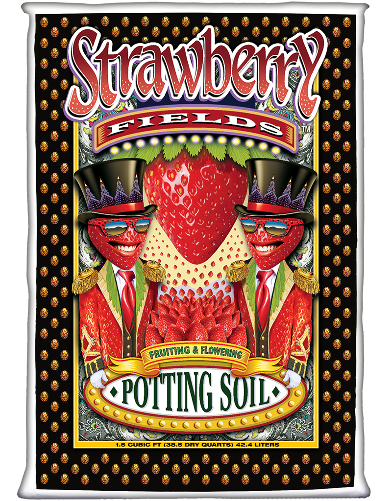 Strawberry Fields Fruiting & Flowering Potting Soil, 1.5 cubic ft (42.4 liters)
