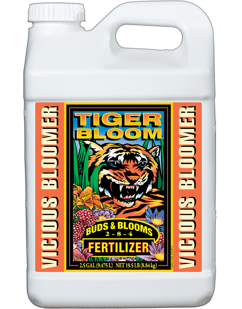 2.5-gallon jug of plant food; 2-8-4 fertilizer formula shown.
