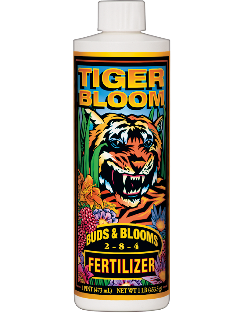 Tiger Bloom Buds & Blooms 2-8-4 Liquid Fertilizer, 1 pint bottle
