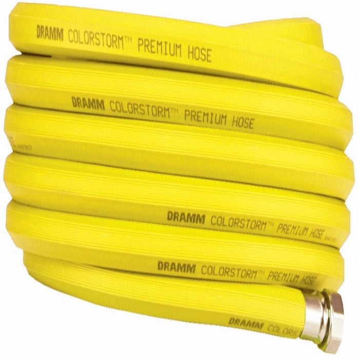 Dramm ColorStorm Premium 1-inch Yellow Hose, 100ft
