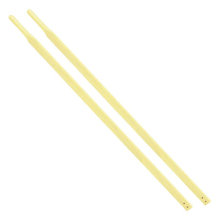 Corona Forged Shovel replacement handles: Two pale yellow wooden handles.
