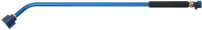 Blue aluminum 30-inch watering wand with comfortable grip.
