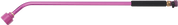 Purple 30-inch watering wand with ergonomic grip.
