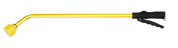 Gold-colored 30-inch watering wand with adjustable nozzle.
