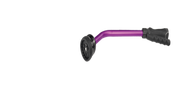 Purple 16-inch watering wand with adjustable nozzle and ergonomic grip.
