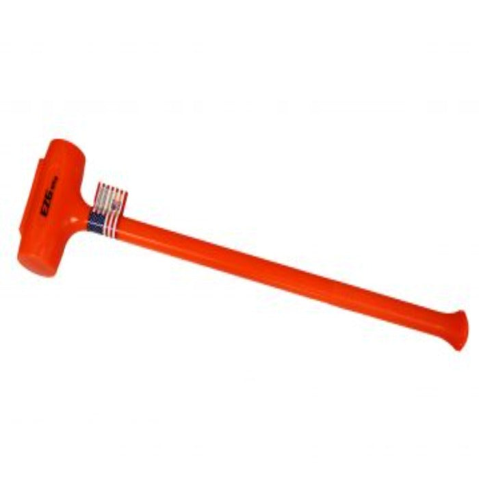 Hulton Tool #14 Deadblow Hammer, orange, durable plastic construction
