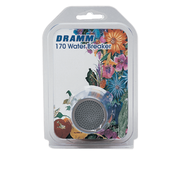 Aluminum water breaker packaged with colorful floral design.
