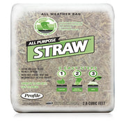 HydroStraw All Purpose Straw Bale with Guar: 2.8 cubic feet, covers up to 550 sq ft, weed-free, easy to use for lawn seeding & erosion control.
