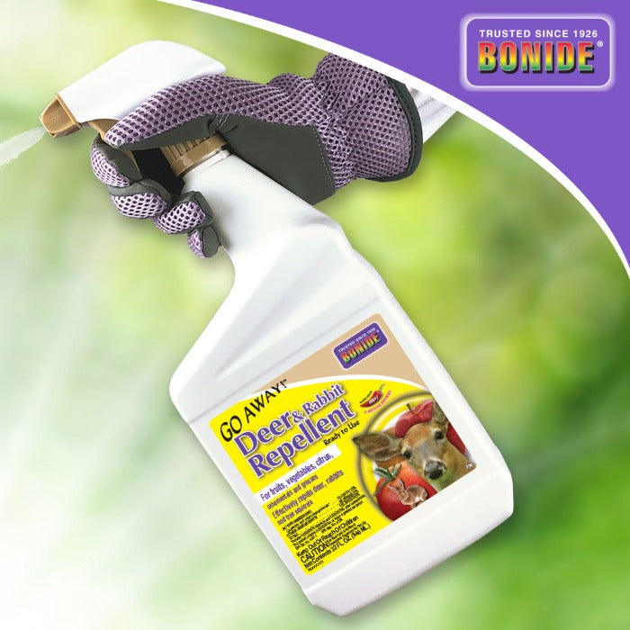 deer spray for vegetable garden Go Away Deer & Rabbit Repellent Ready To Spray