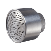 Dramm 400AL Water Breaker Nozzle: Stainless steel nozzle with perforated end for even water distribution.
