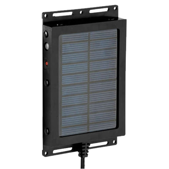 Little Giant LED EggLite Solar Panel: Black solar panel with cord, ideal for outdoor lighting.
