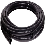 Black Flex PVC pipe, durable and flexible for various applications.
