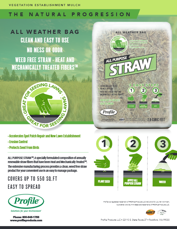 Hydrostraw Hydro Straw | Erosion Control Products – Rivendell Distribution
