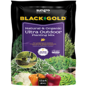 Sungro Black Gold Natural & Organic Ultra Outdoor Planting Mix, 1.5 cu ft (42 L), for landscapes, gardens, trees & shrubs; OMRI Listed.
