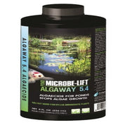 Microbe-Lift Algaway 5.4 Pond Algaecide: 8 fl oz (236ml), stops algae growth without harming fish or plants.

