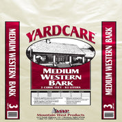 Mountain West Products Yardcare Medium Western Bark, 3 cubic feet (85 liters): protects against extreme temperatures, retards weed growth, conserves moisture.
