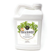 Age Old Fish & Seaweed 3-3-2: 2.5-gallon jug of plant fertilizer blend for healthy growth, flowering & fruiting.
