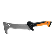 18-inch billhook with serrated blade and comfortable grip.

