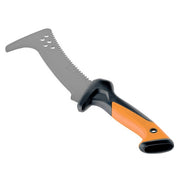 Fiskars 18-inch Billhook: durable steel blade with comfortable, ergonomic grip for effortless weeding and pruning.
