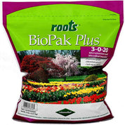 ROOTS BioPak Plus 3-0-20 Micronutrient & Microbial Inoculant: 5 lbs bag promotes growth & soil health.
