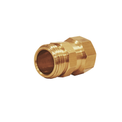 Dramm Brass Hose Swivel: Durable brass connector for easy hose maneuvering.
