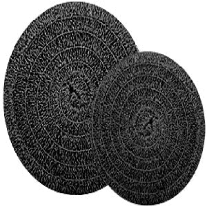 Matala Filter Round black replacement filter media for aquariums.
