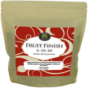 Age Old Fruit Finish 2-10-20 fertilizer: 2-10-20 NPK blend with 1% Calcium for enhancing fruit size & quality.
