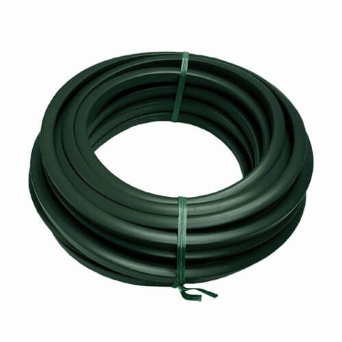 Dark green steel edging trim cap roll for landscaping projects
