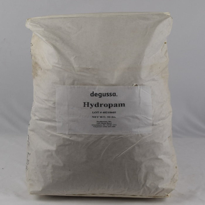 50 lb bag of degussa Hydropam tackifier, lot #40218605
