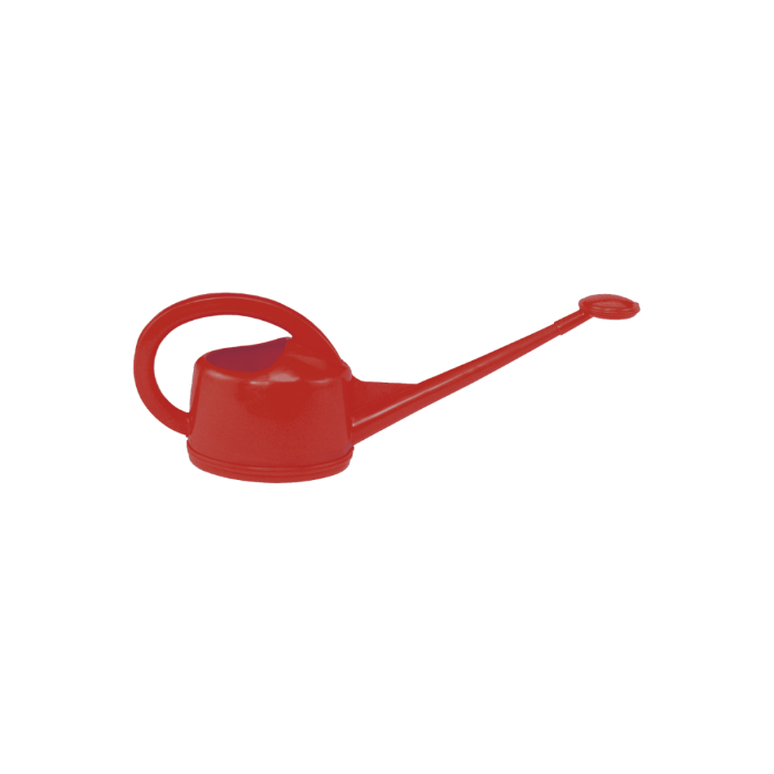Dramm 2 Liter red plastic watering can
