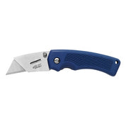 Gerber Edge Utility Knife: Blue, compact, durable utility knife with a stainless steel blade.
