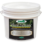 ROOTS Tree Saver: 11 lb. soil inoculant for transplanting trees & shrubs; improves soil hydration & contains mycorrhizal fungi & rhizosphere bacteria.

