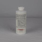 16-oz. bottle of seam prep solution with detailed safety instructions.
