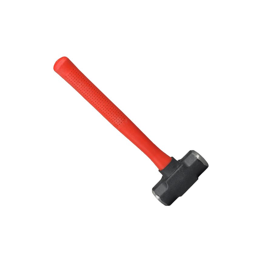 Corona 4-pound sledge hammer with red rubber grip
