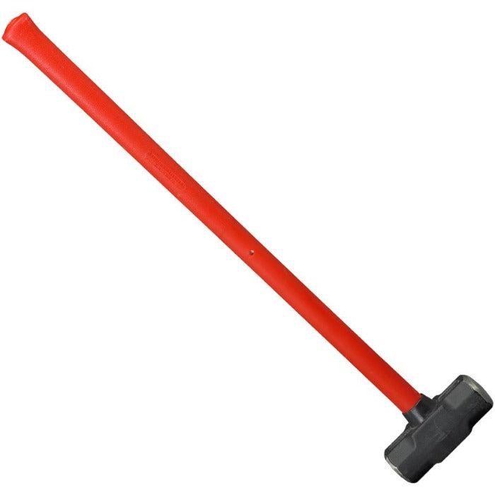 Corona 8-pound sledgehammer with red fiberglass handle
