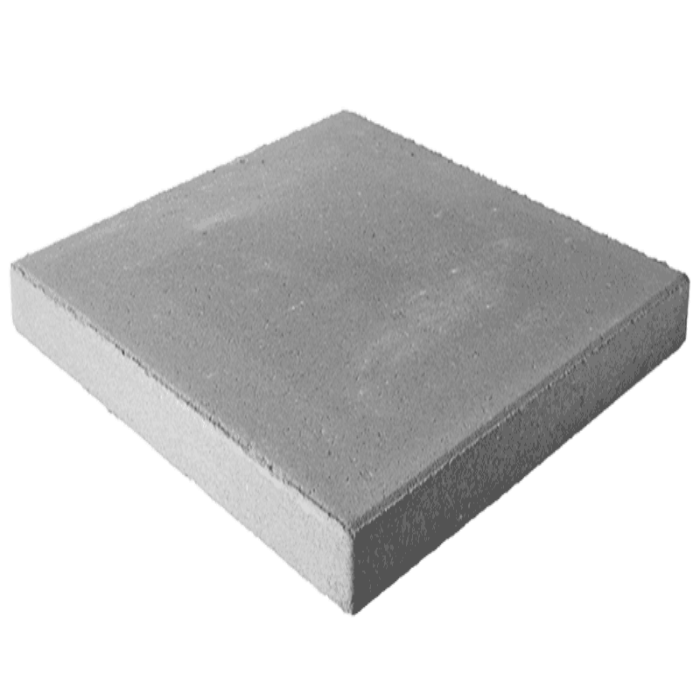 Large gray concrete paving stone, 24x24 inches, 60mm thick.

