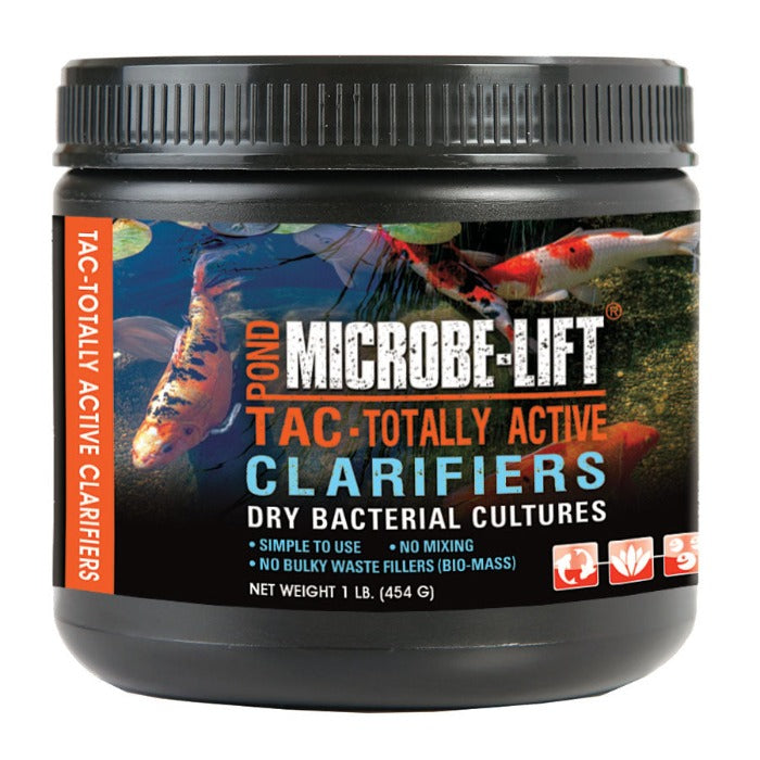 Microbe-Lift Pond TAC Totally Active Clarifiers: 1 lb (454g) dry bacterial cultures for ponds; simple to use, no mixing.

