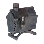 Little Giant 1900 GPH Premium Dual Discharge Pump: heavy-duty black plastic pump with 1900 gallons per hour capacity.

