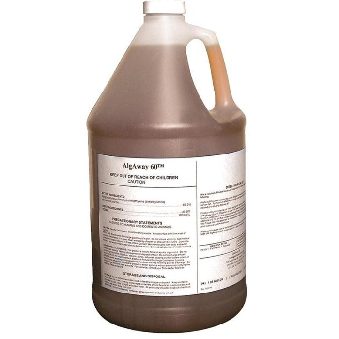 Microbe-Lift Algaway 60™: 1-gallon jug of algaecide for ponds; keeps water clear.
