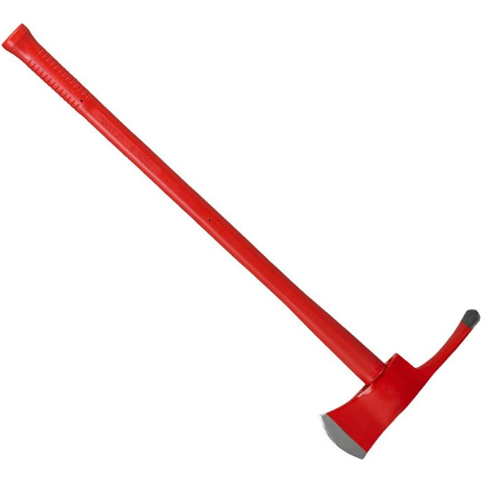 Corona Pulaski Root Grubbing Tool: Red, heavy-duty tool for efficient root removal.
